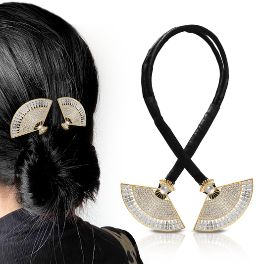 Sanas Rhinestone Hair Twist Bun Maker - 1Pc