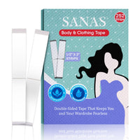 Sanas Body Tape To Stick (252 Strips) Clothes Fashion Tape For Women Double Sided Tape For Dress Invisible Tape For Clothes (252 Strips)