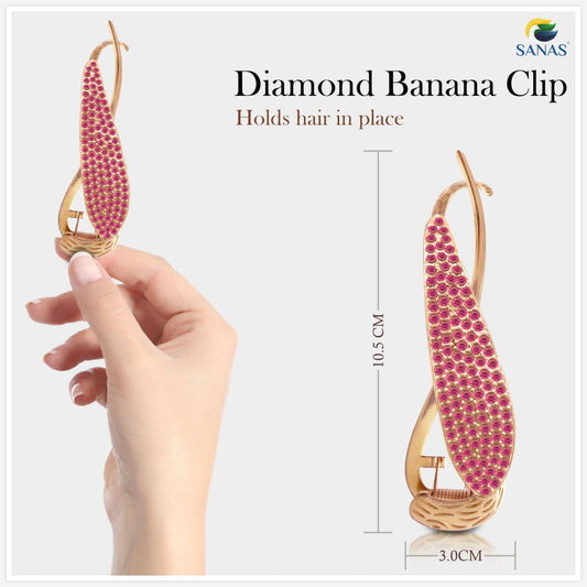 Banana Metal Hair Clip