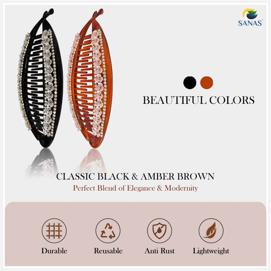 Banana Hair Clips For Women