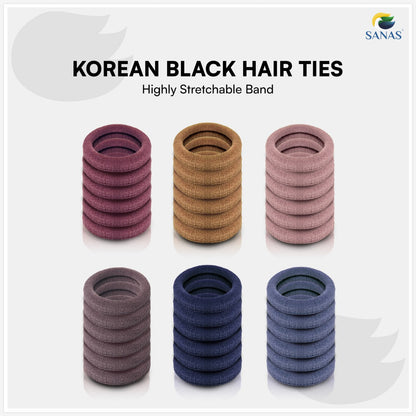 Premium Hair Elastics with Strong Stretch Hold