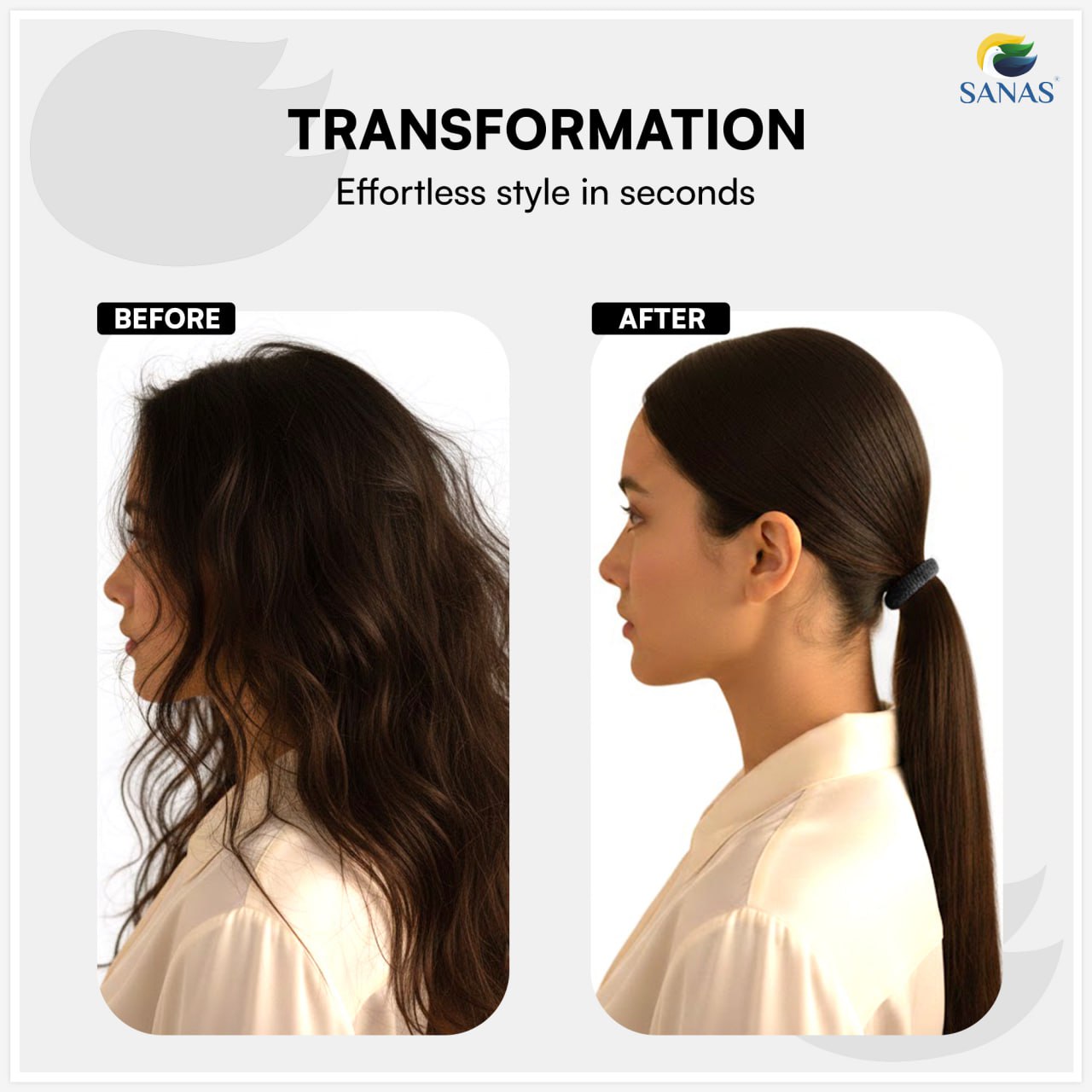 Soft Cotton Elastic Hair Bands with Strong Hold for Daily Use