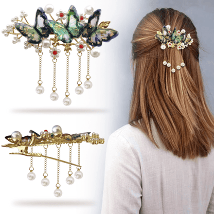 Resin Butterfly Hair Clip